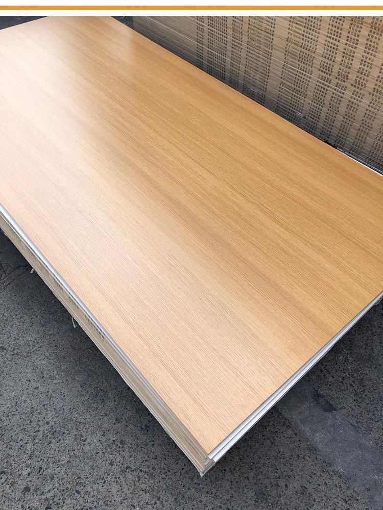 定制 板材多层实木黑橡木生态板黑色免漆板墙面装饰板三聚氰胺板 不含