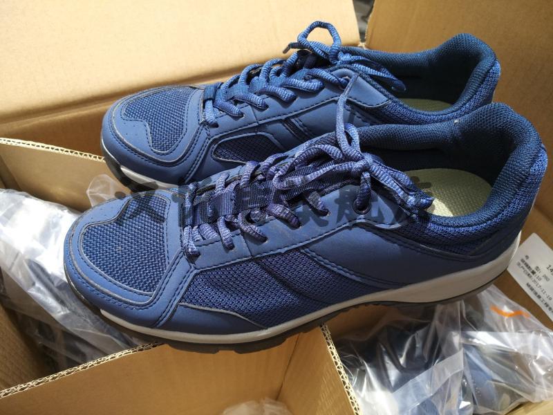 际华3537际华机务鞋深蓝运动鞋男徒步低帮劳保工作鞋耐磨胶鞋地勤鞋