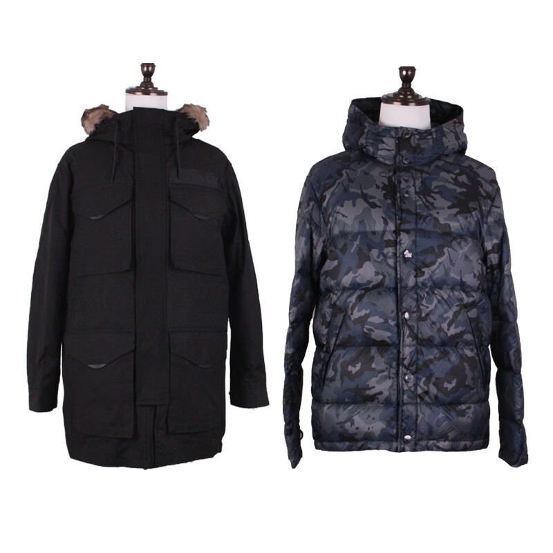 coach蔻驰羽绒服男士大衣秋冬保暖鸭绒羽绒服加厚黑色皮毛一体秋冬