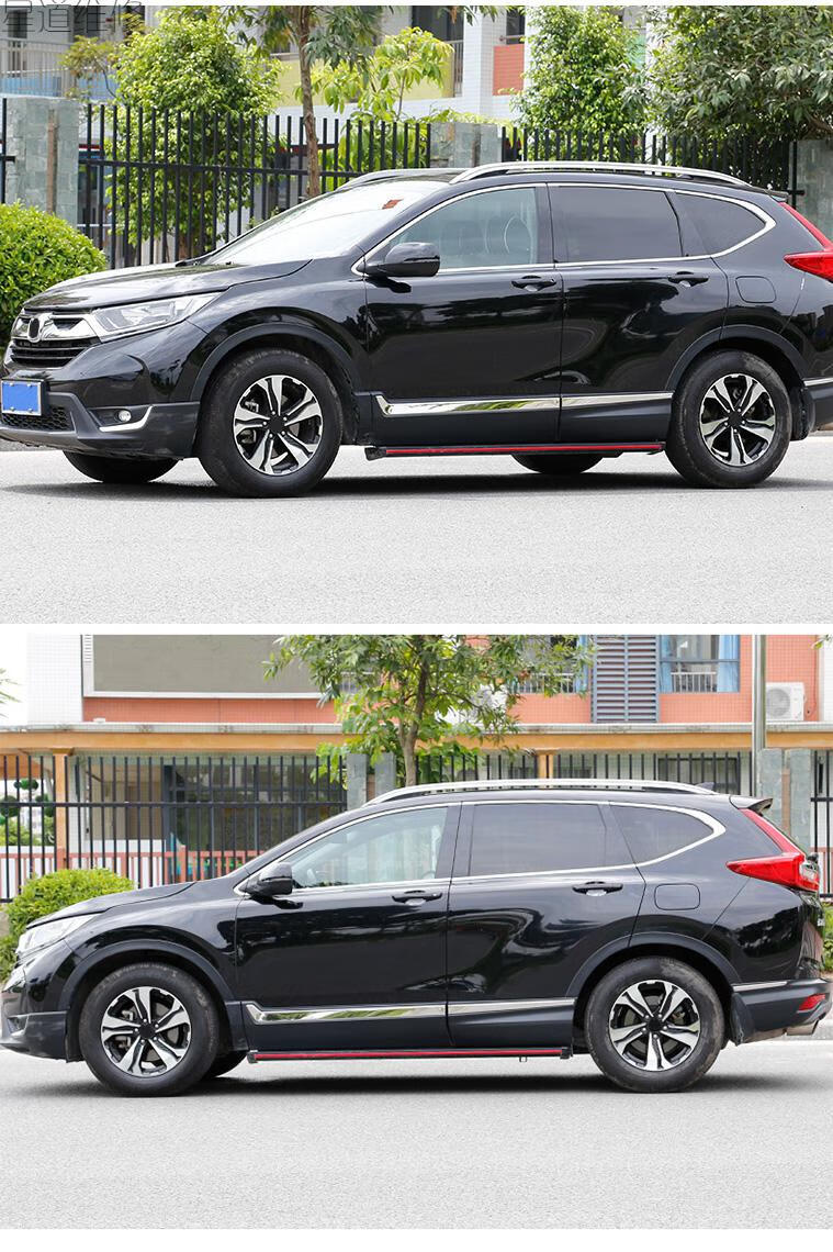 适用2021款东风本田 crv混动改装 车身饰条门边条 前脸前杠装饰亮条