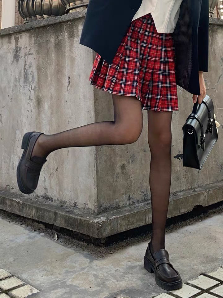 字母丝袜jk性感蕾丝c打底袜光腿神器网红黑丝渔网女长袜子ins潮黑色小