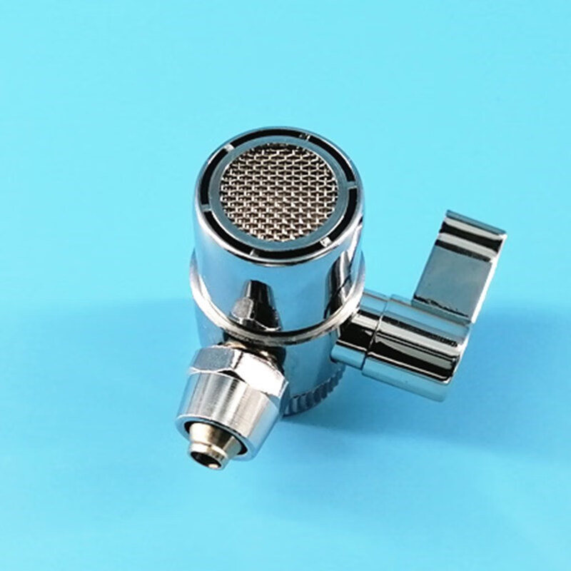 净水器苏林卡配件史蒂夫分水龙头开关切换控制阀门 开关 黑接头 软管