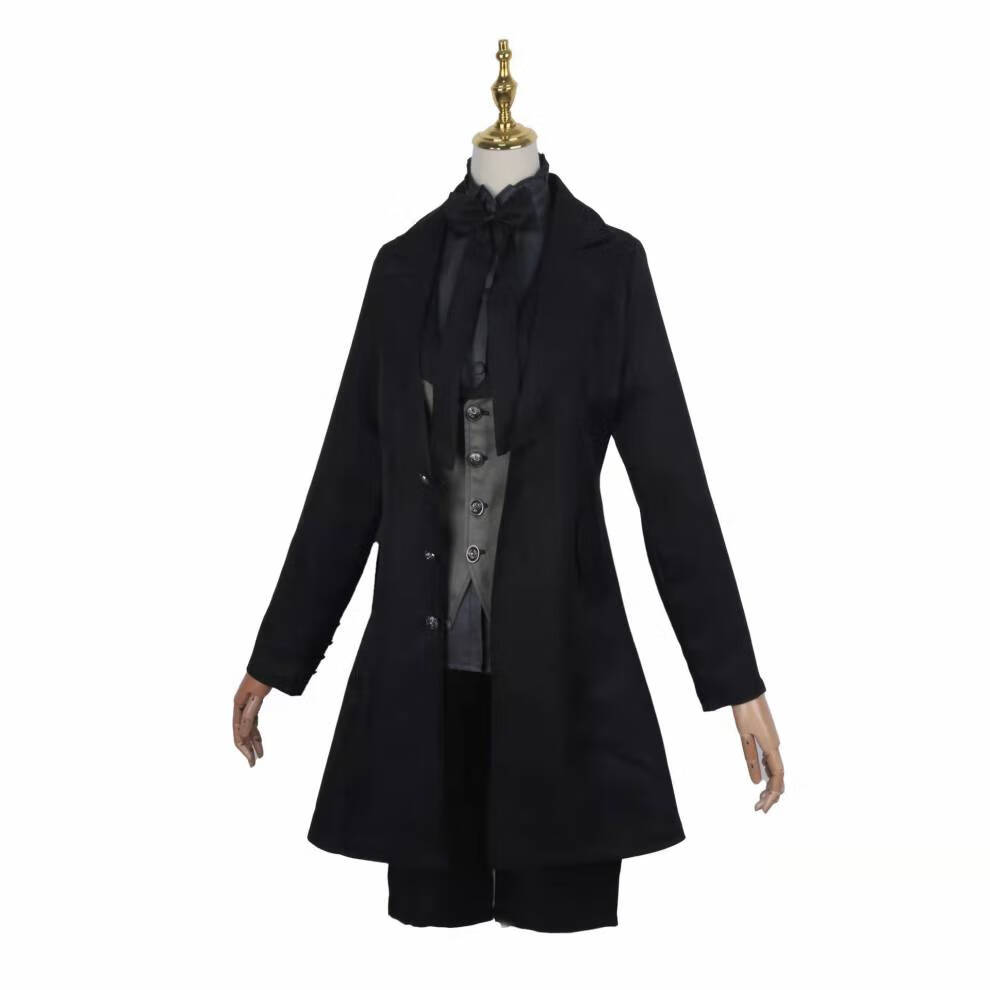 黑执事 夏尔赛巴斯恶魔服制服cosply服装男动漫服装 夏尔恶魔假发 s