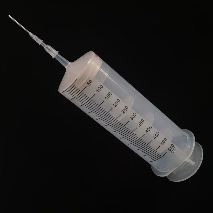 超大号注射注器550ml特大号大容量塑料注射器针筒抽机油针管喂食100