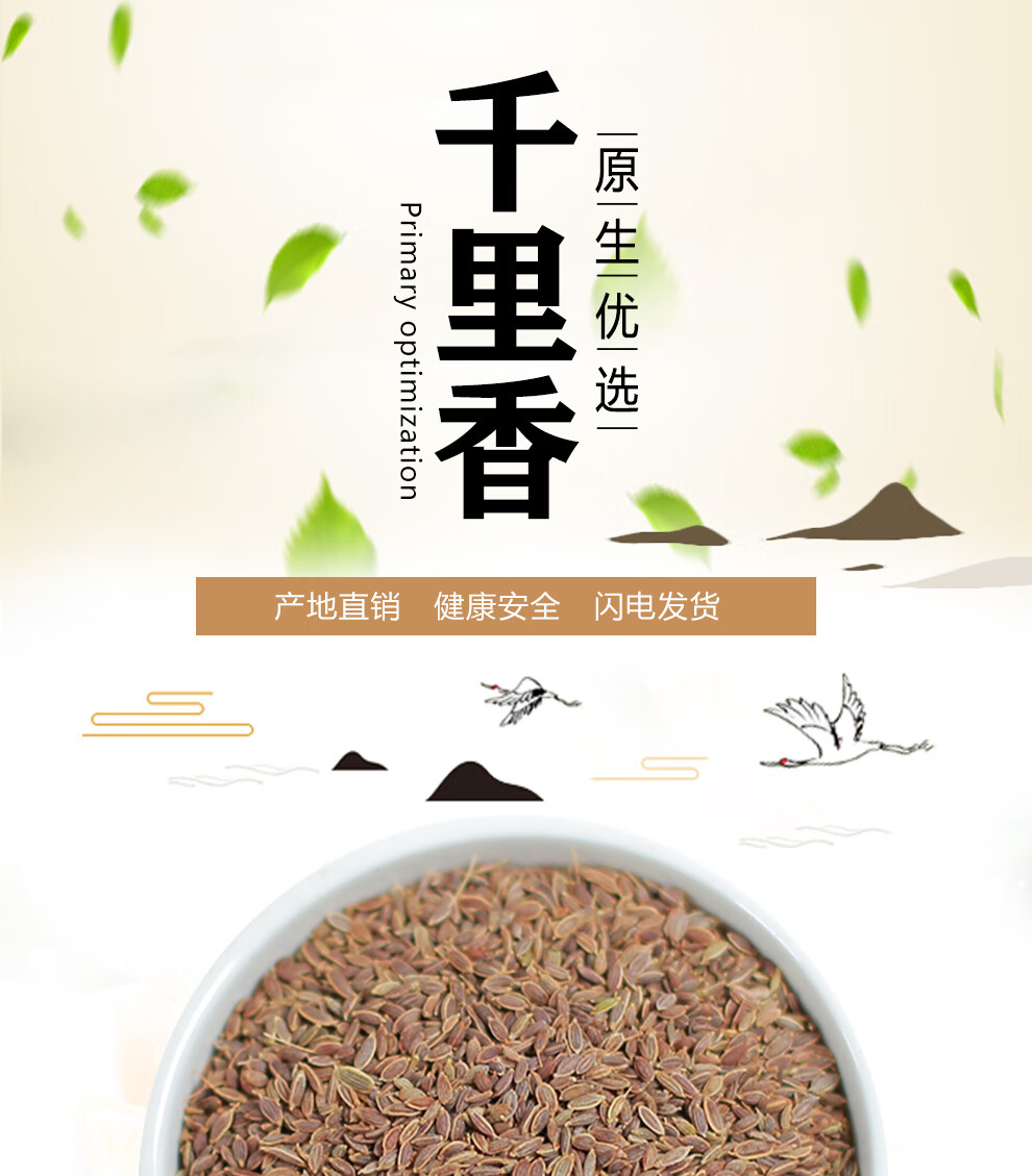 千里香500g莳萝子籽七里香九里香食用中药材散装增香料调料百里香