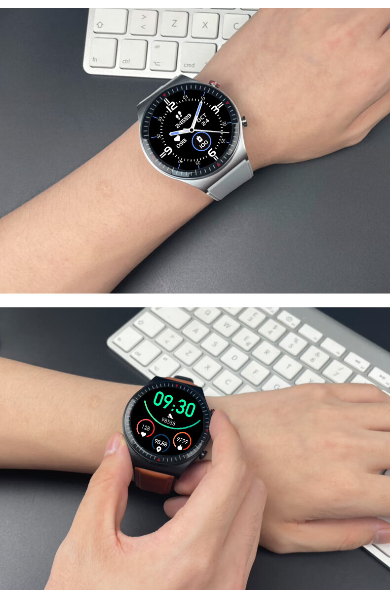 运动手表竞技者多功能测血压心率智能手环蓝牙适用华为5苹果vivo魅族