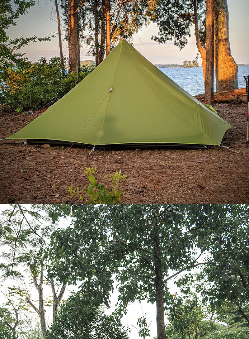 三峰出三峰单人帐篷蓝山1pro轻双硅防风防雨单人无杆露营帐篷蓝山1pro