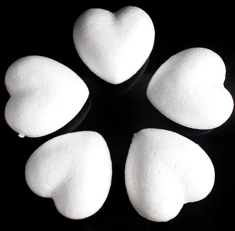 白色泡沫球diy手工材料实心圆形鸡蛋形半圆锥形婚庆插花 圆形18cm(1粒
