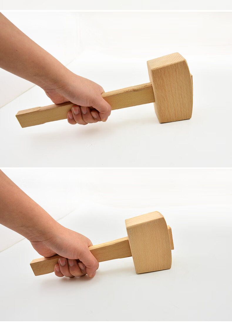 木锤子榉木木槌 手工锤木榔头小木槌木工安装锤木工工具木锤头 木槌中