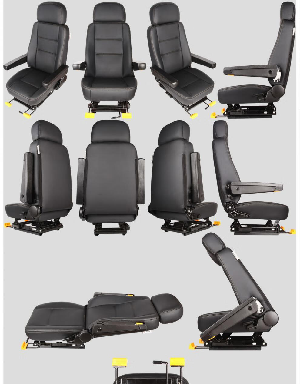 于a80装载机叉车改装椅子游览车观光车坦克运兵车装甲车防爆车座椅 九