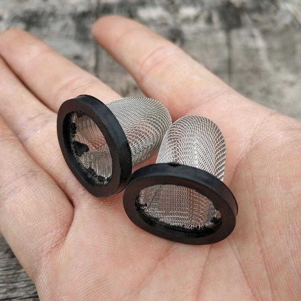 踏板摩托车通用过滤网豪迈gy650chcg125150滤芯放网滤网原厂3个