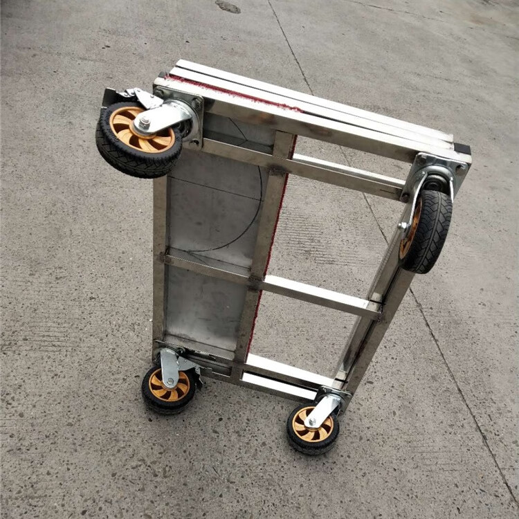 小板车折叠平板手推车拉玻璃门窗石膏免漆木板搬运神器6寸万向轮工具