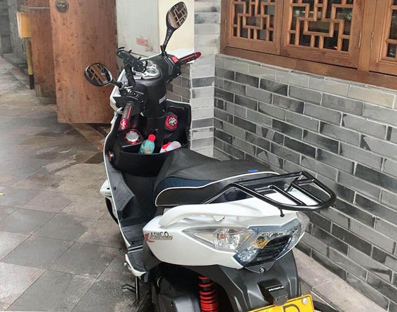 适用于光阳kcc弯道情人ck150t-10a后货架尾箱架扶手后备箱尾架改装 45