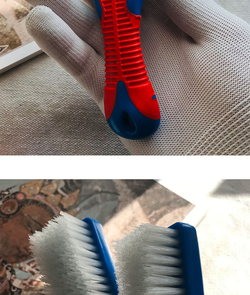 杜邦丝文玩纳米刷硬毛硬不掉毛金刚菩提核桃刷子 特硬杜邦丝纳米5把