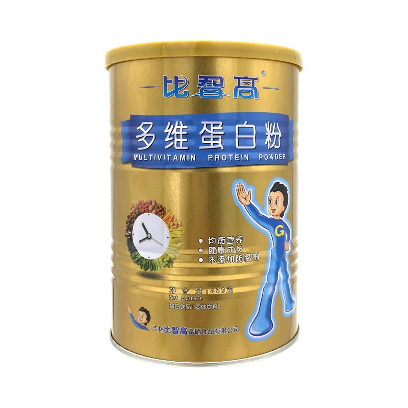 比智高多维蛋白质粉 450g 均衡营养健康成长 1盒装