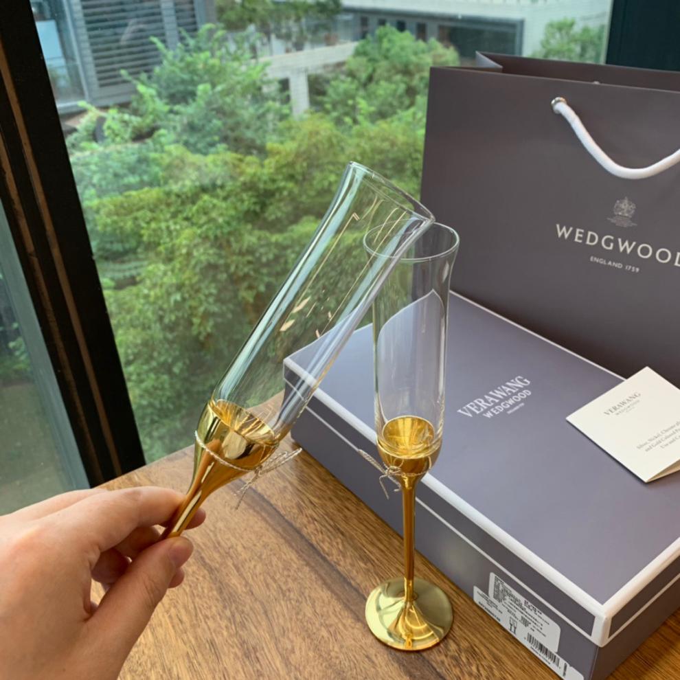 【闪电发货】verawang杯 wed家王薇薇verawang香槟杯高脚杯结婚礼物一