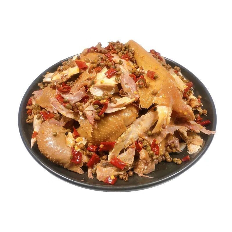 川香麻椒鸡网红椒麻鸡四川特产卤味正宗手撕礼盒即食真空包装 510g(整