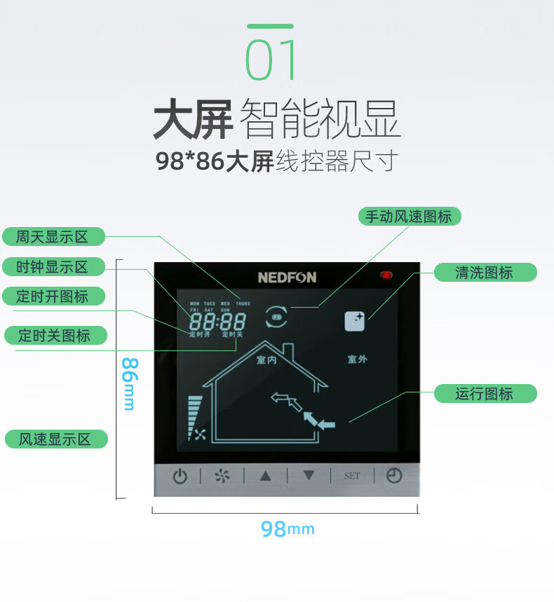 新风换气机面板设定(新风换气机控制器接线图)