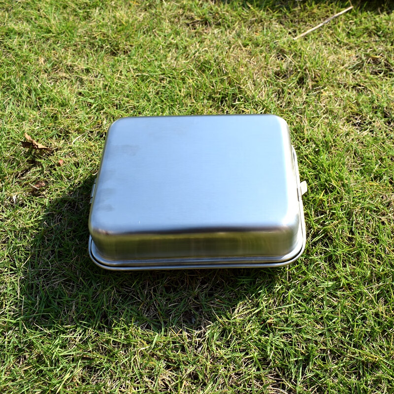 05单兵饭盒新德式304加厚饭盒单兵野外炊具便当野营套餐05新德式银色