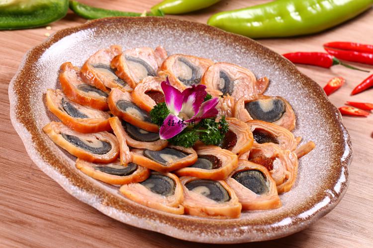 福建皮蛋卷鸭皮卷开袋即食鸡皮皮蛋卷鲍鱼卷彩蛋卷4条组皮蛋卷2条鲍鱼