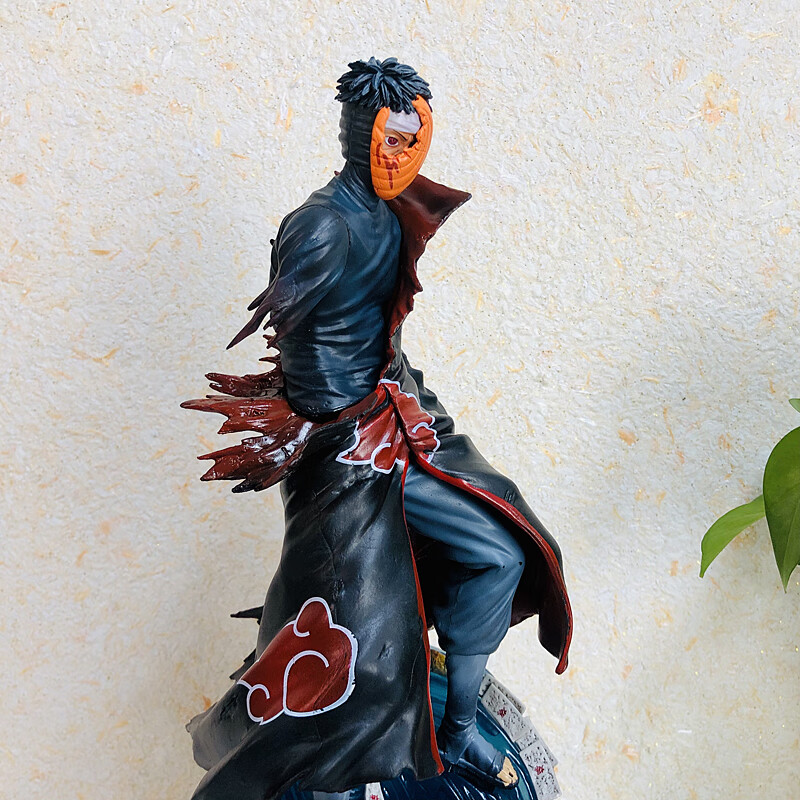 火影忍者cw阿飞带土gk晓组织 可发光 战损 模型摆件雕像礼物 可发光