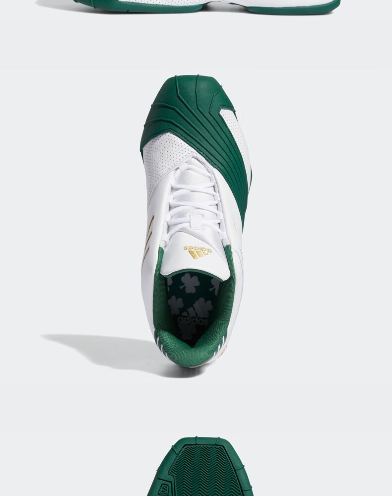 adidas阿迪达斯官方麦迪1代男子复刻版专业篮球鞋fw3663 白/军绿色 39