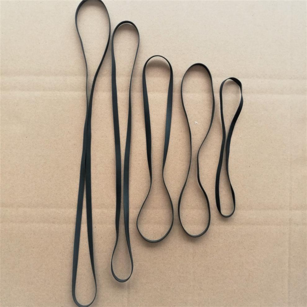 电唱机皮带 扁传动带 全新黑胶唱机传动带 开盘机传动皮带 直径178mm*