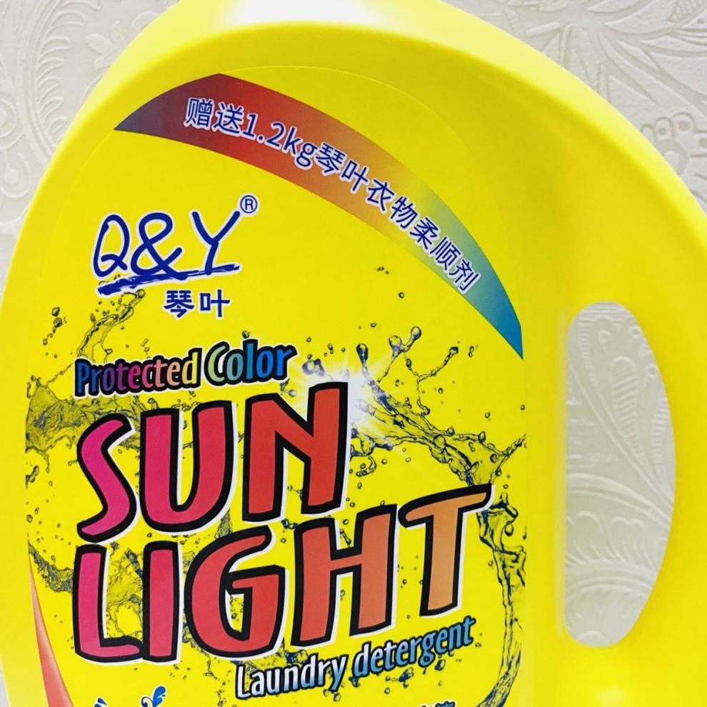 琴叶柠檬洗衣液低泡清香整箱更优惠4kg/袋装衣物护理剂1.