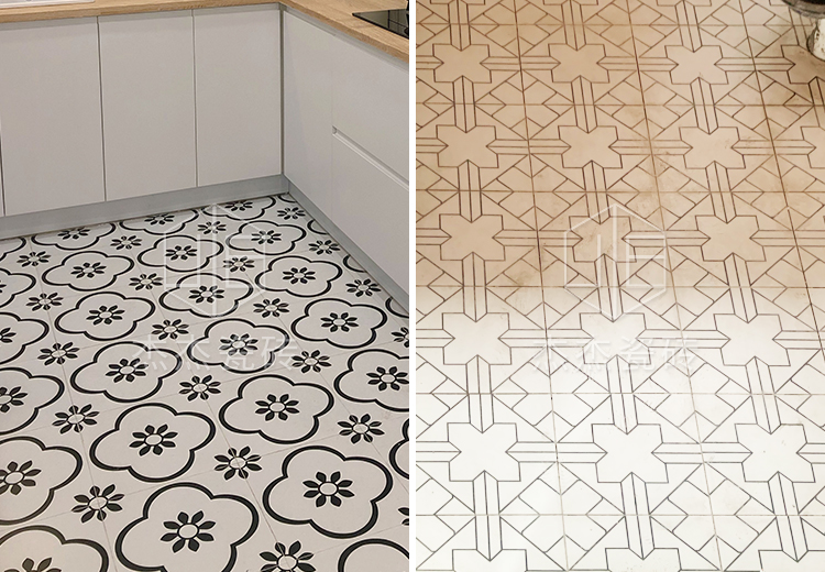 北欧花砖厨房卫生间瓷砖浴室阳台300x300店面ins网红砖防滑墙地砖