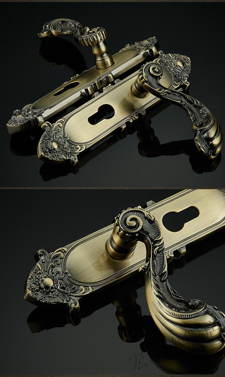 纯铜门锁格林美域格林美域欧式门锁铜仿古室内门锁铜实木门锁别墅卧室