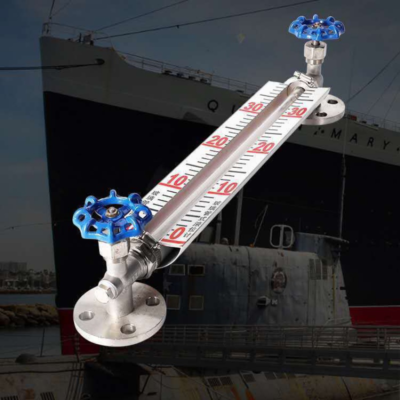 玻璃管液位计 消防水池带刻度水位计 有机玻璃管式现场直读液位计