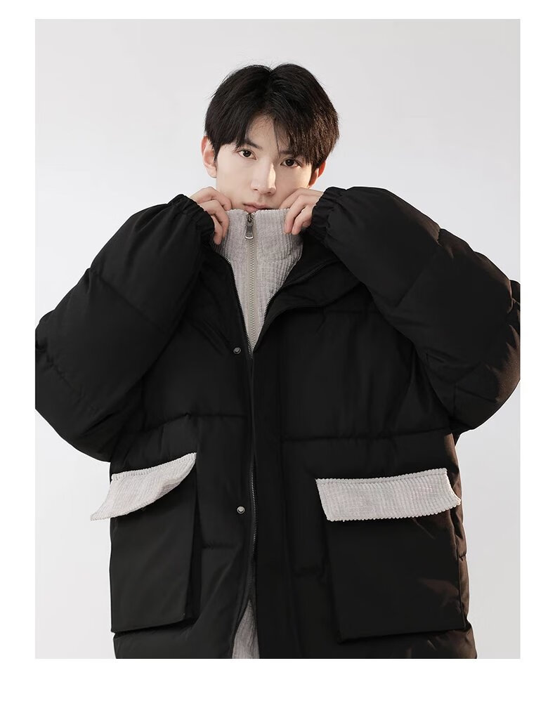 【jd优选】马嘉祺同款棉服bdct美式hiphop面包服外套冬季加厚ins潮