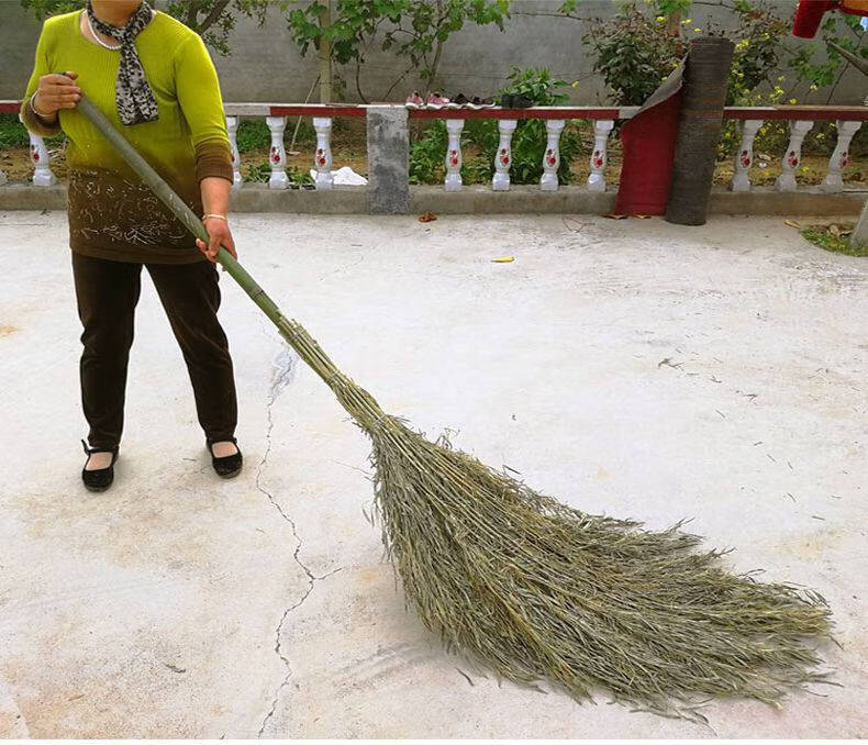 家用扫把竹扫把庭院室外马路环卫扫帚芒草笤帚扫地定制竹子大扫把竹竿