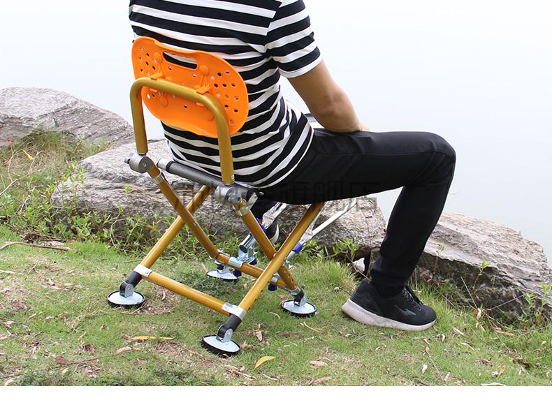 多功能钓椅折叠便携钓鱼椅子铝合金可升降台钓椅钓鱼凳轻便小马扎折叠