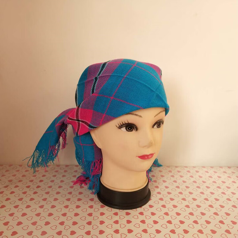 新品老人围巾方巾老人奶奶围巾老式四方中老年妇女包头巾农村下地干活