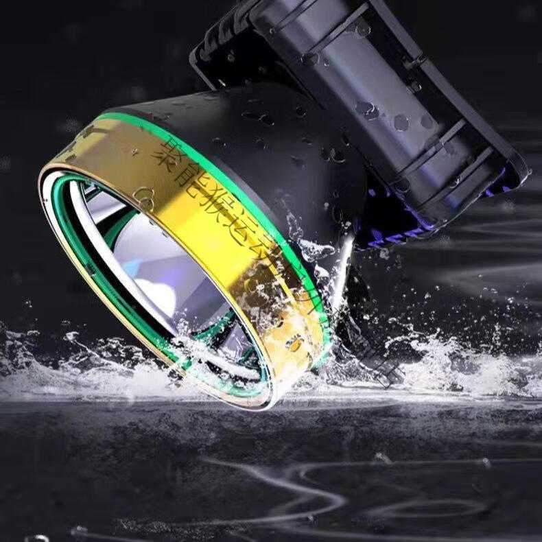 头灯超长续航虎豹极光led强光充电头戴式手电筒野外矿工灯大容量夜走