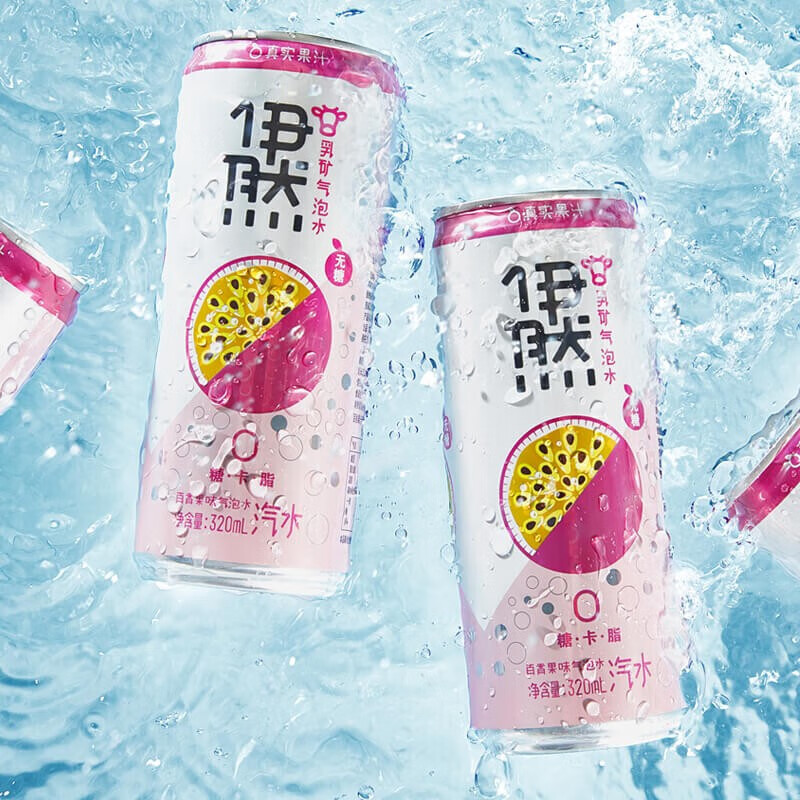 气泡水伊然乳矿罐装蜜柚科若娜口味汽水整箱蜜柚科若娜风味320ml24罐