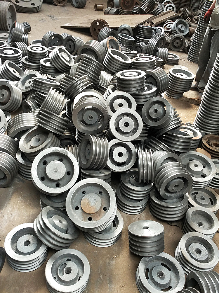 定制船舶单缸多缸柴油机皮带轮b型c型d型4槽5槽6槽动力输出皮带轮200
