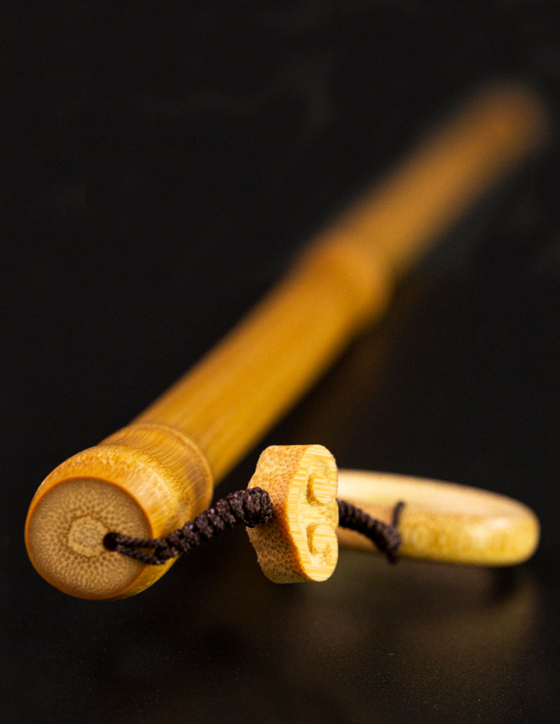 实心竹老玉竹手把件竹制戒尺竹子文玩竹棍禅杖竹节竹竿家教鞭直径约11