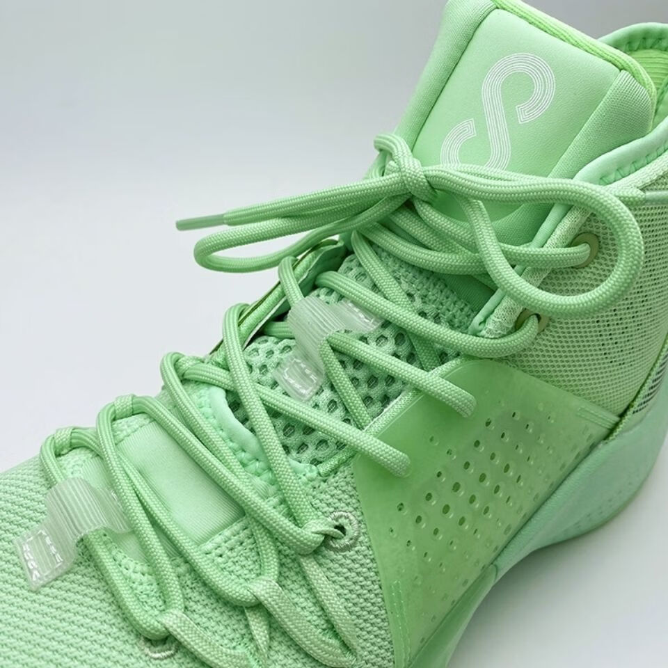 圆形鞋带适配李宁音速8篮球鞋薄荷绿萝卜橙鞋带男女薄荷绿14米