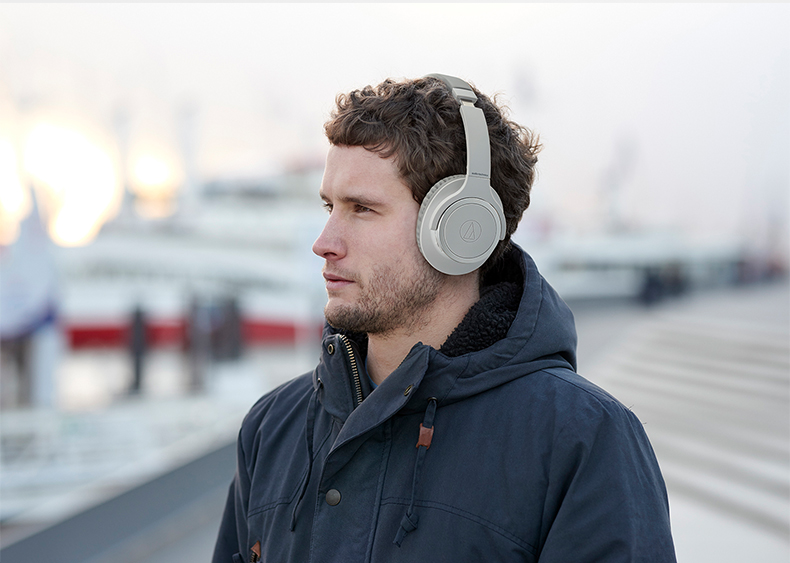 铁三角audiotechnicaathsr30bt全包耳无线头戴式蓝牙耳机黑色