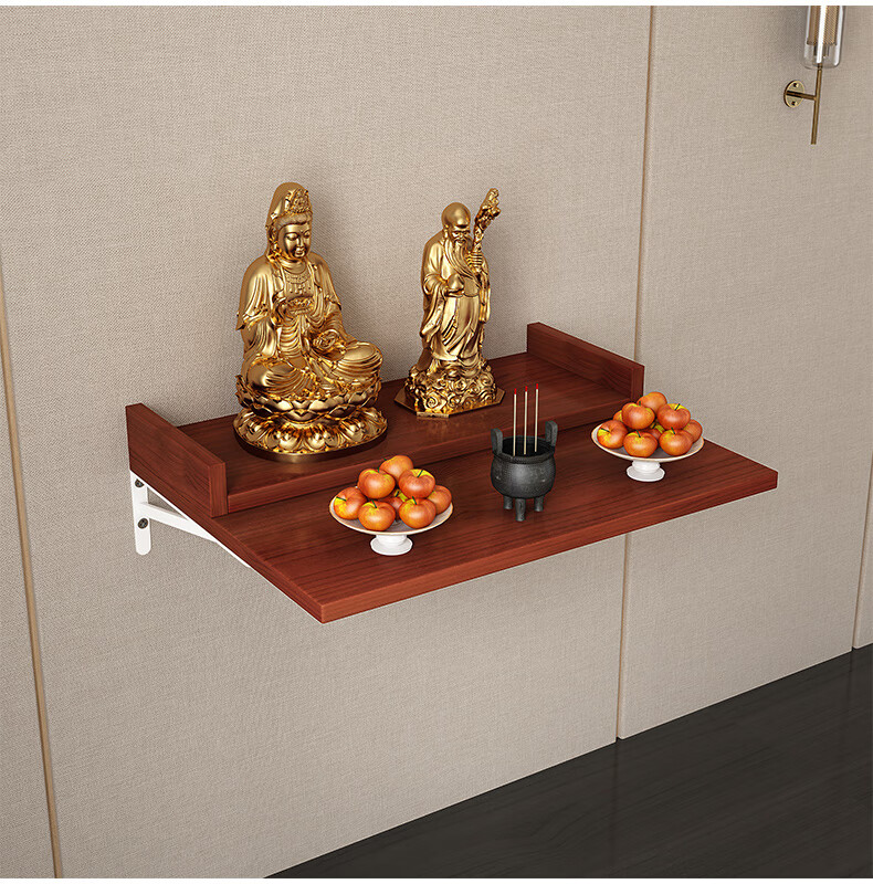 实木供奉台墙壁挂式佛龛柜神龛供奉财神观音菩萨供桌坐台架子家用摆放