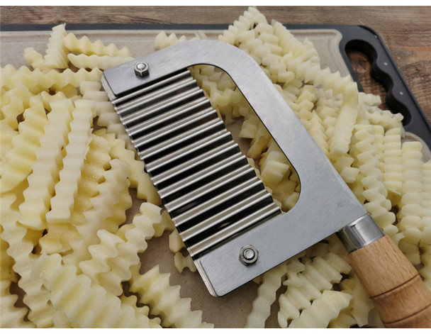 薯条刀花刀具狼牙刀土豆刀洋芋花波浪刀花样切狼牙土豆神器波浪刀省力