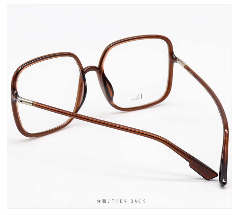 cd眼镜框女周扬青唐一菲同款cd平光镜防滑近视大框方形眼镜架泰卓龙so