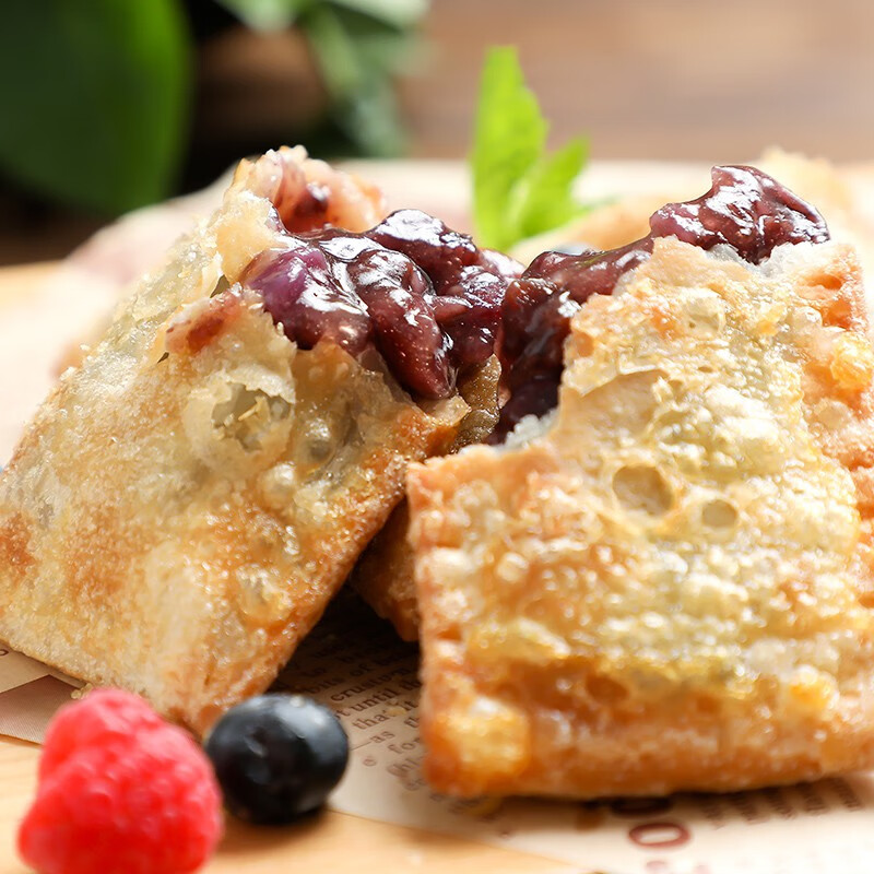 亚洲之星水果派美式红豆派香芋派油炸半成品冷冻 - 香芋派【图片 价格