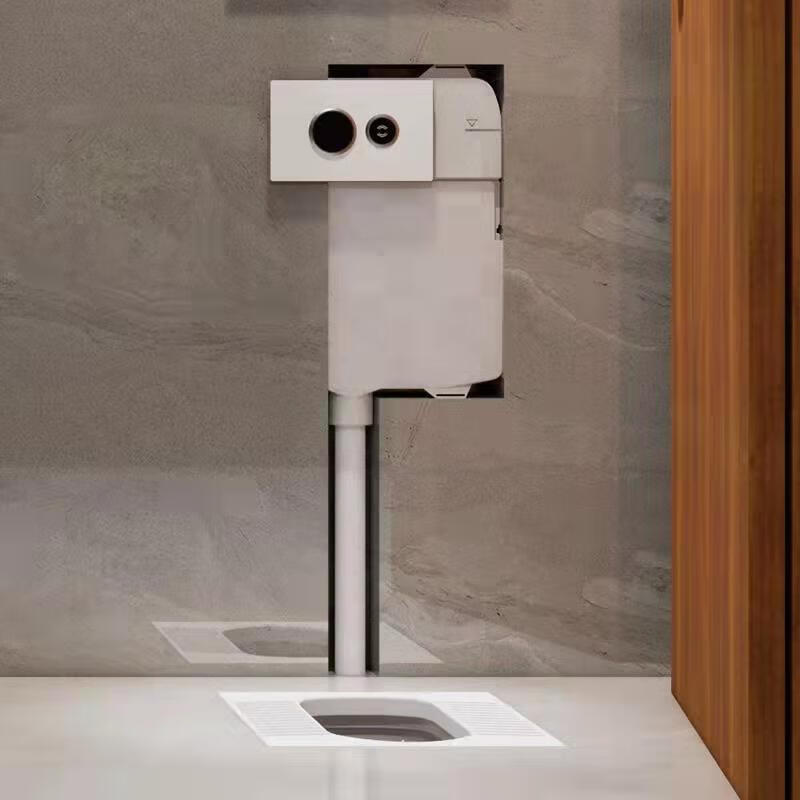 冲水箱隐藏式智能感应水箱蹲便器工程款自动暗装暗藏式蹲坑入墙 气控