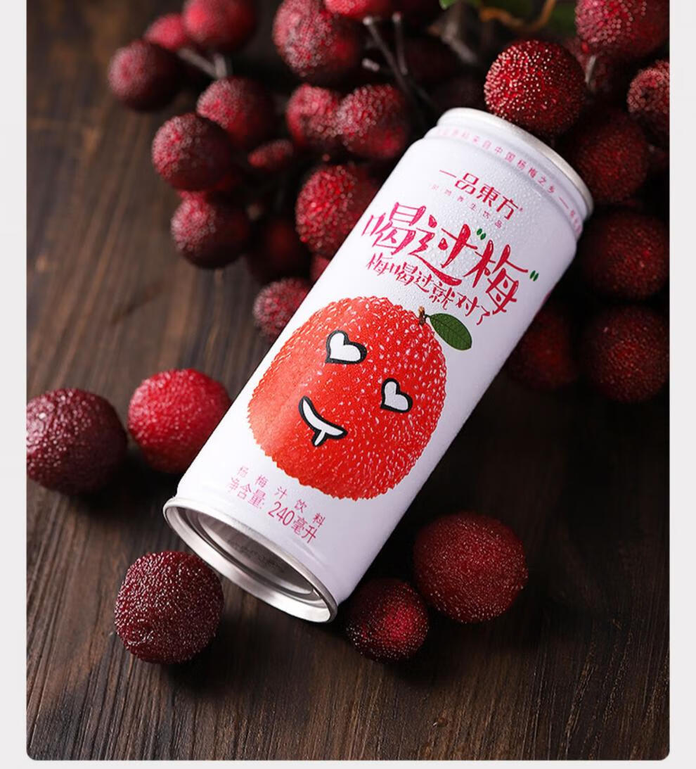 一品东方喝过梅杨梅汁饮料网红红冰镇果蔬汁酸梅汤烧烤聚会解腻饮品喝