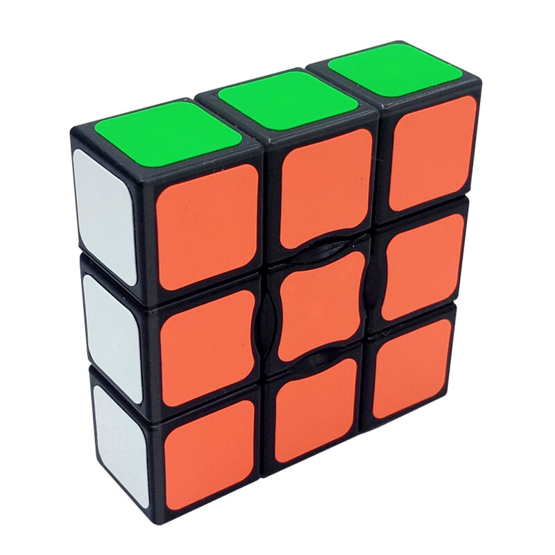 一阶魔方133好玩一三三单阶魔方顺滑儿童玩具魔方甄萌黑底二阶