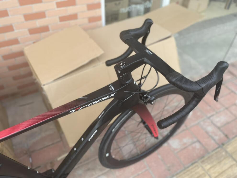 tropix paris烈风巴黎全新车架碳纤维公路车破风架前叉特价 46码