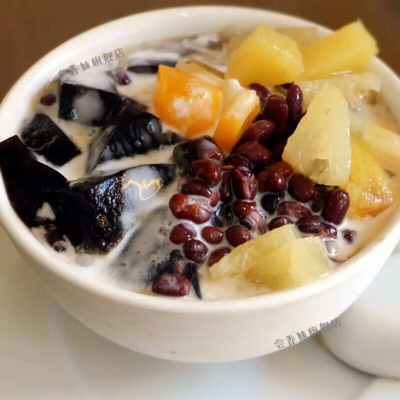 宇峰*2 广西烧仙草粉冰粉仙草冻龟苓膏果冻原料 白凉粉500g*2【图片